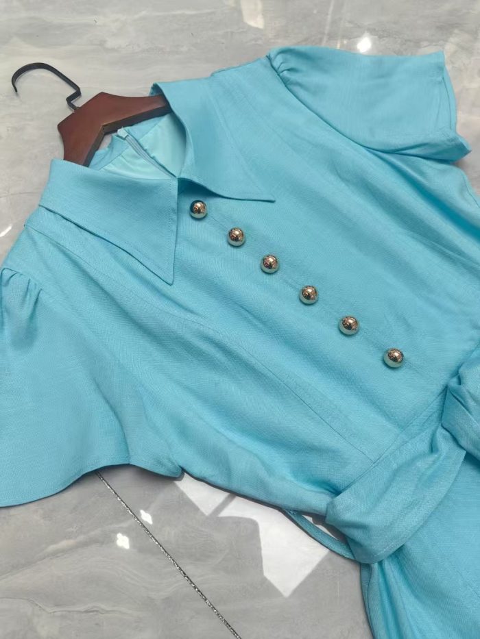 short-sleeved dress - Image 12